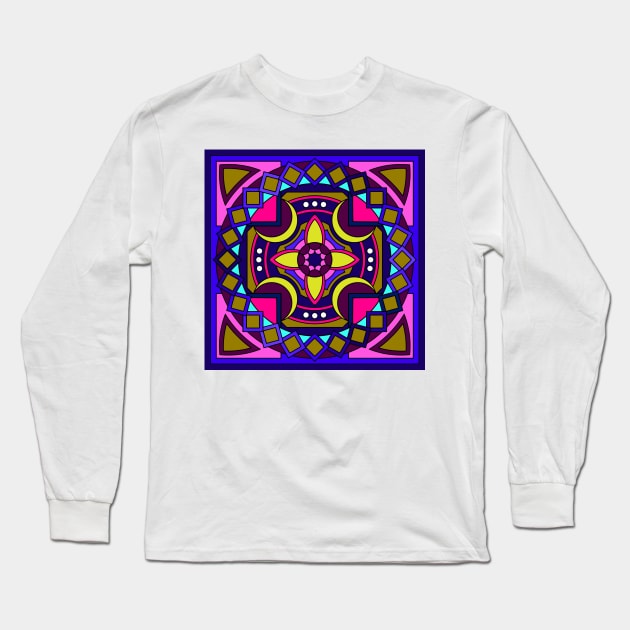 Pattern Mandalas 052 (Style:66) Long Sleeve T-Shirt by luminousstore